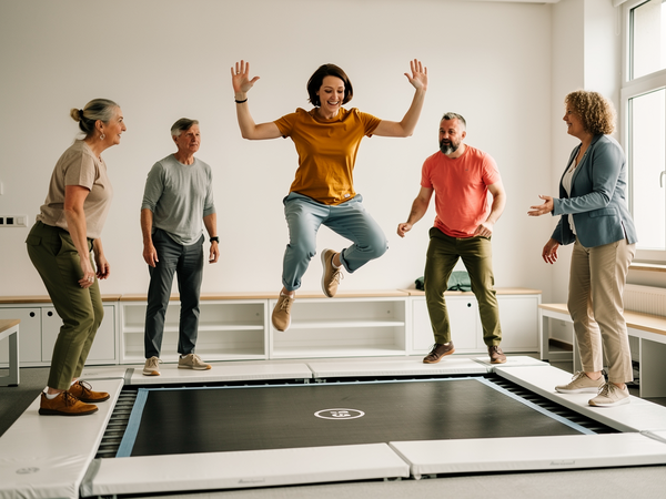 Bild zu Großtrampolin in der Schule – aber sicher! Modul 1