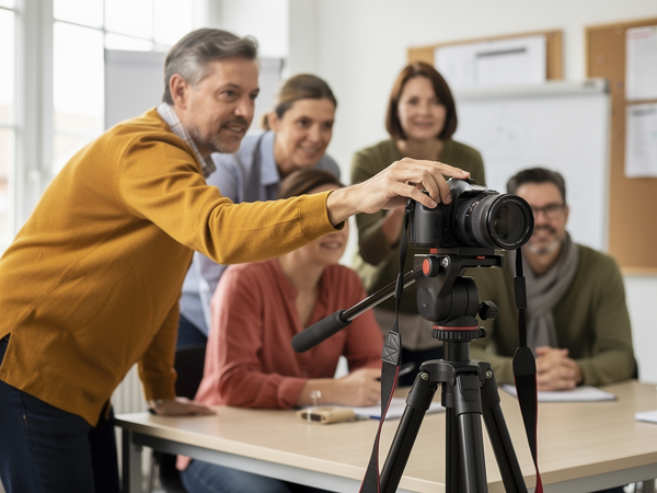 Bild zu Einstieg in die Filmproduktion: Die ersten 4 bis 6 Wochen in einem Medienliteraturkurs (Bildsprache, Kameraarbeit und Filmschnitt)