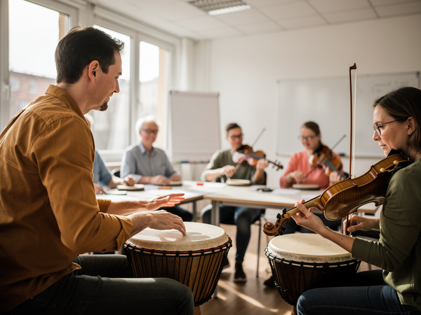 Bild zu Musizieren im Musikunterricht – musikpraktische Einheiten zum Aufbau musikalischer Kompetenzen