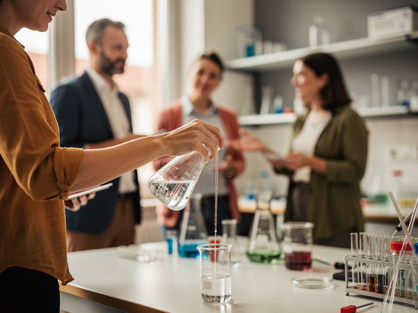 Bild zu Unterweisung zur RISU-NRW und Gefährdungsbeurteilung nach Gefahrstoff- verordnung für die Fächer Biologie, Chemie, Physik, Kunst und Technik