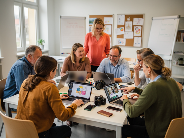 Bild zu Exkudi! – Experimentierwerkstatt Kunst digital in der Grundschule