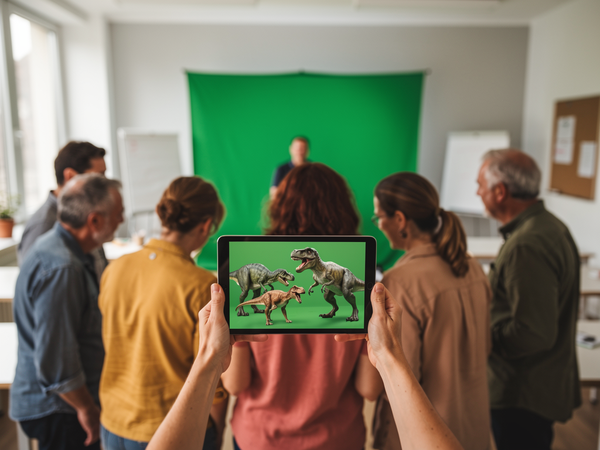 Bild zu Green Screen – Die Hollywoodtechnik im (Kunst-) Unterricht der Grundschule kinderleicht umgesetzt
