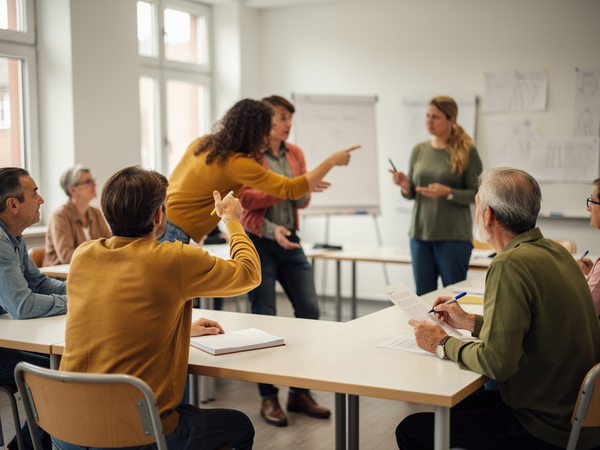 Bild zu Schülerinnen und Schüler werden zu Figuren - Einführung in die Rollenarbeit