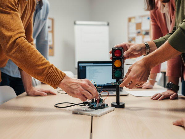 Bild zu Technik Sek I: Steuern mit dem Arduino