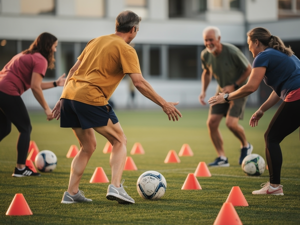 Bild zu Spielen und Bewegen mit Ball - Fußball!