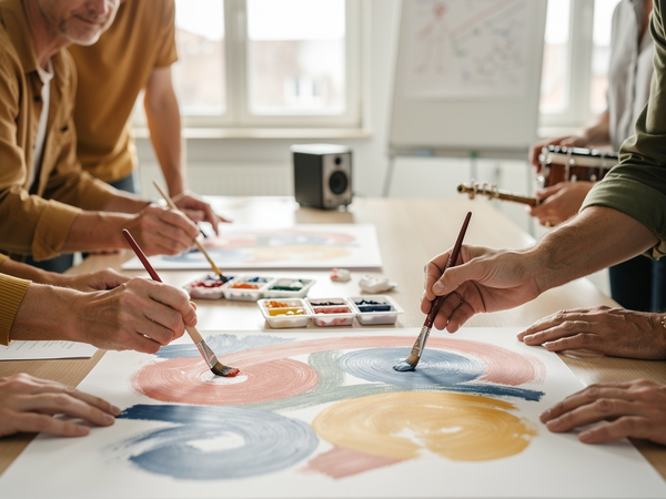 Bild zu Töne sehen, Farben hören - fächerverbindender / projektorientierter Kunst- und Musikunterricht in der Grund- und Förderschule