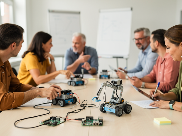 Bild zu Roboter und Einplatinencomputer für den Informatikunterricht in der Sek 1.