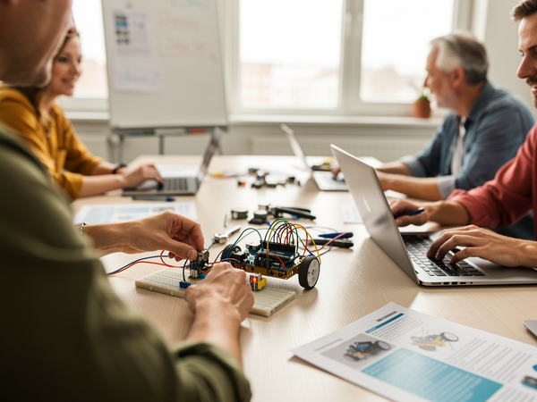 Bild zu Robotik mit Arduino im Wahlpflichtfach Informatik