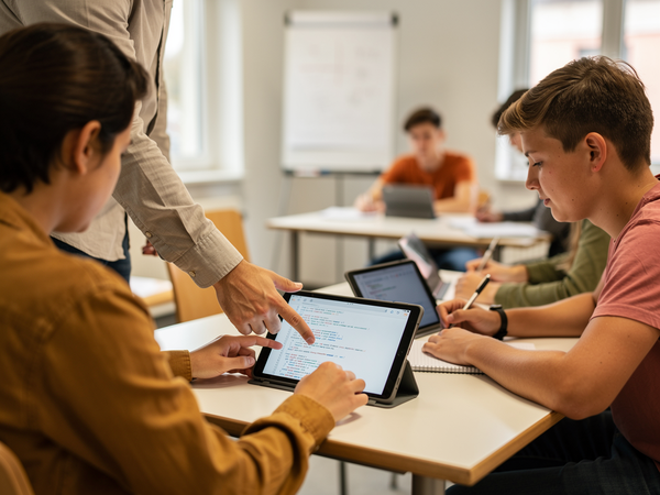 Bild zu Informatik unterrichten auf iOs-Tablet - Oberstufe