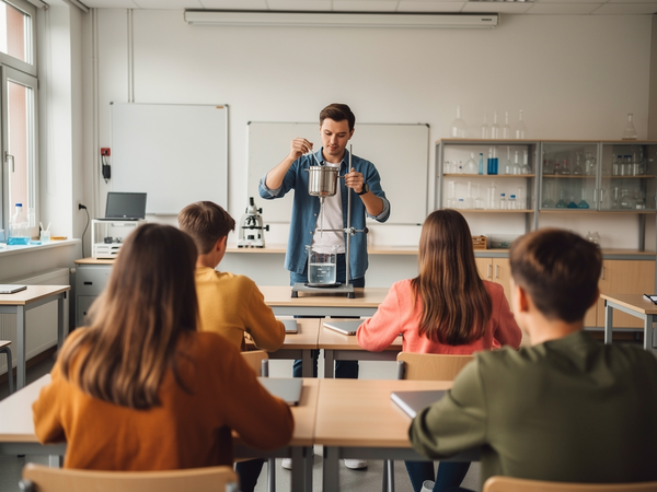 Bild zu Chemie in der Sek. I und II: - Experimente zur Energetik und zur Fettchemie
- Einführung und Praxisbeispiele zum sprachsensiblen Chemieunterricht