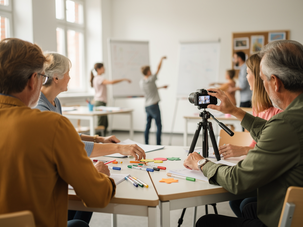 Bild zu Bild/Bewegung II - Ideen für die gestaltungspraktische und rezeptive Auseinandersetzung mit der Beziehung von Fläche, Raum und Zeit