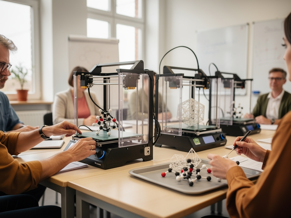 Bild zu „Moderne Werkstoffe“ im Chemieunterricht der Sek 2 mit Hilfe von 3D-Druck (form follows function)
