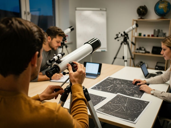 Bild zu Physik in der Sek. I an Gymnasien (und Gesamt- und Sekundarschulen):
Sterne und Weltall