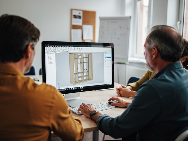 Bild zu Digitale Planung und Fertigung Tischler/Tischlerin/Holztechnik: CAD
Digitale Lernsituationen mit dem Korpusgenerator von Interiorcad