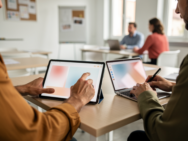 Bild zu Tablets mit Boardmitteln im Unterricht einsetzen