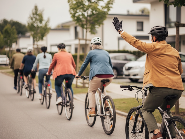 Bild zu Gleiten, Fahren, Rollen – Rollsport, Bootssport, Wintersport: Sicher Radfahren mit Schulklassen im Unterricht und auf Klassenfahrten