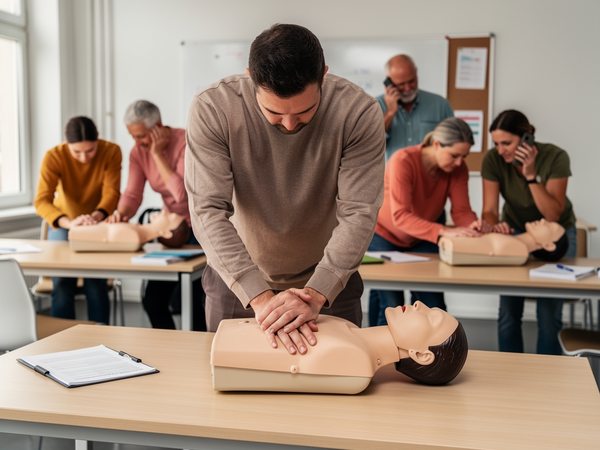 Bild zu Schüler*innen retten Leben: „Prüfen – Rufen – Drücken" - Laienreanimation an Schulen der Sek. I in NRW