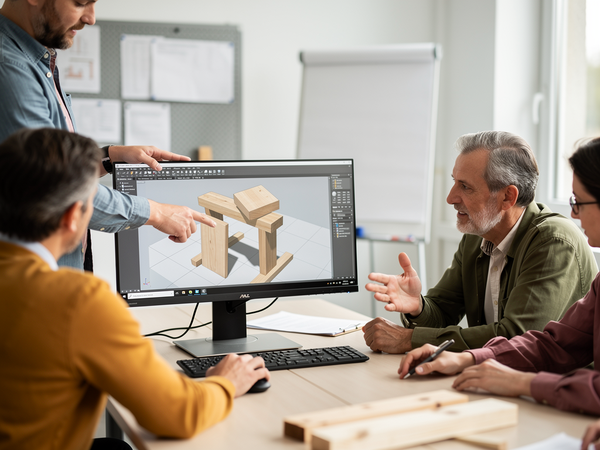 Bild zu ZQ Modul 2: CAD Interiorcad Von der Modellierung zur normgerechten
Fertigungszeichnung