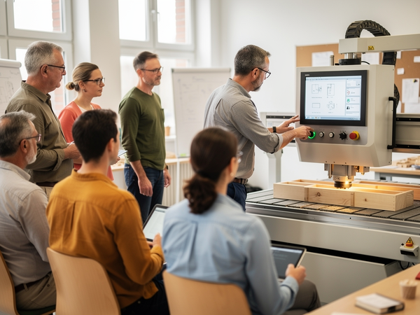 Bild zu Holztechnik: Regionalkonferenz - KI in der Tischlerausbildung in Unterricht und Betrieb