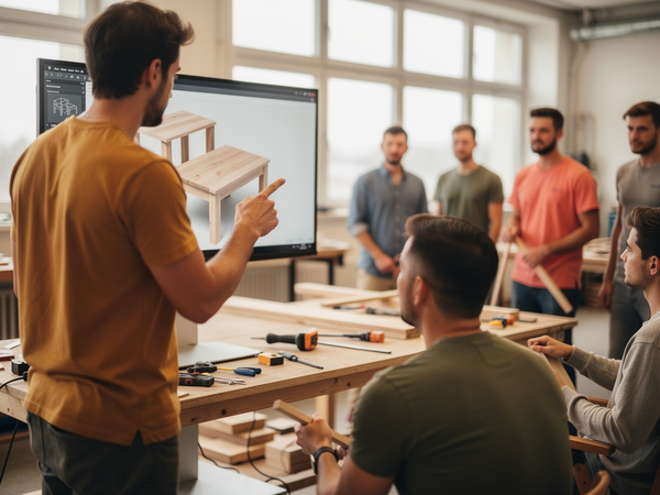 Bild zu Tischlerhandwerk/Holztechnik: Fachfortbildung Modul 1 - Konzeptentwicklung Zusatzqualifikation (ZQ) Digitale Planung und Fertigung