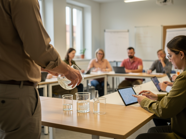 Bild zu Chemie Sek. I u. II: Aussagekräftige, einfache, kurze Experimente für und der Einsatz von KI als „Assistant Teacher“ für die Versuchsauswertung
