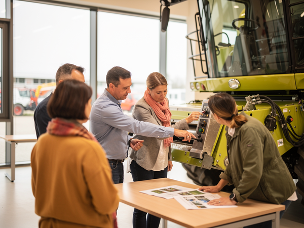 Bild zu Einsatz moderner Technik im Anbau, Pflege und Ernte von Ackerkulturen